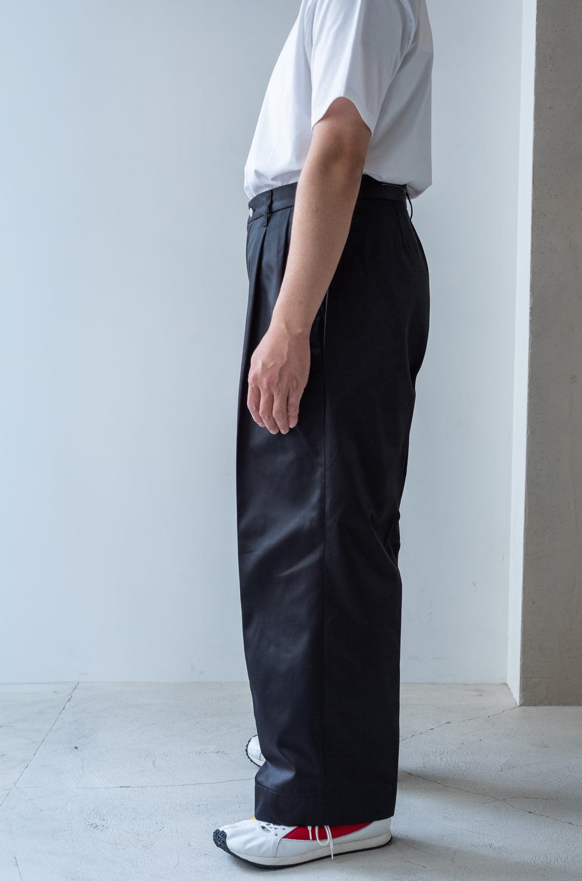EX Wide Trousers 〈BLACK〉