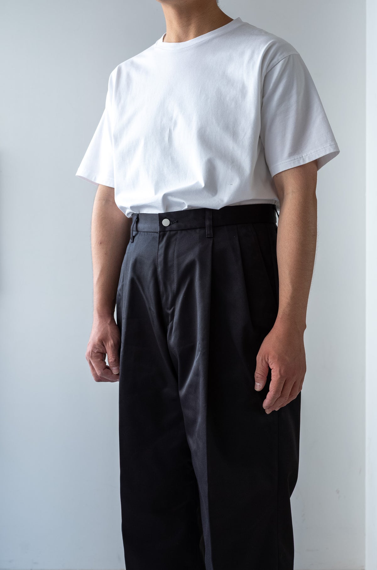 EX Wide Trousers 〈BLACK〉