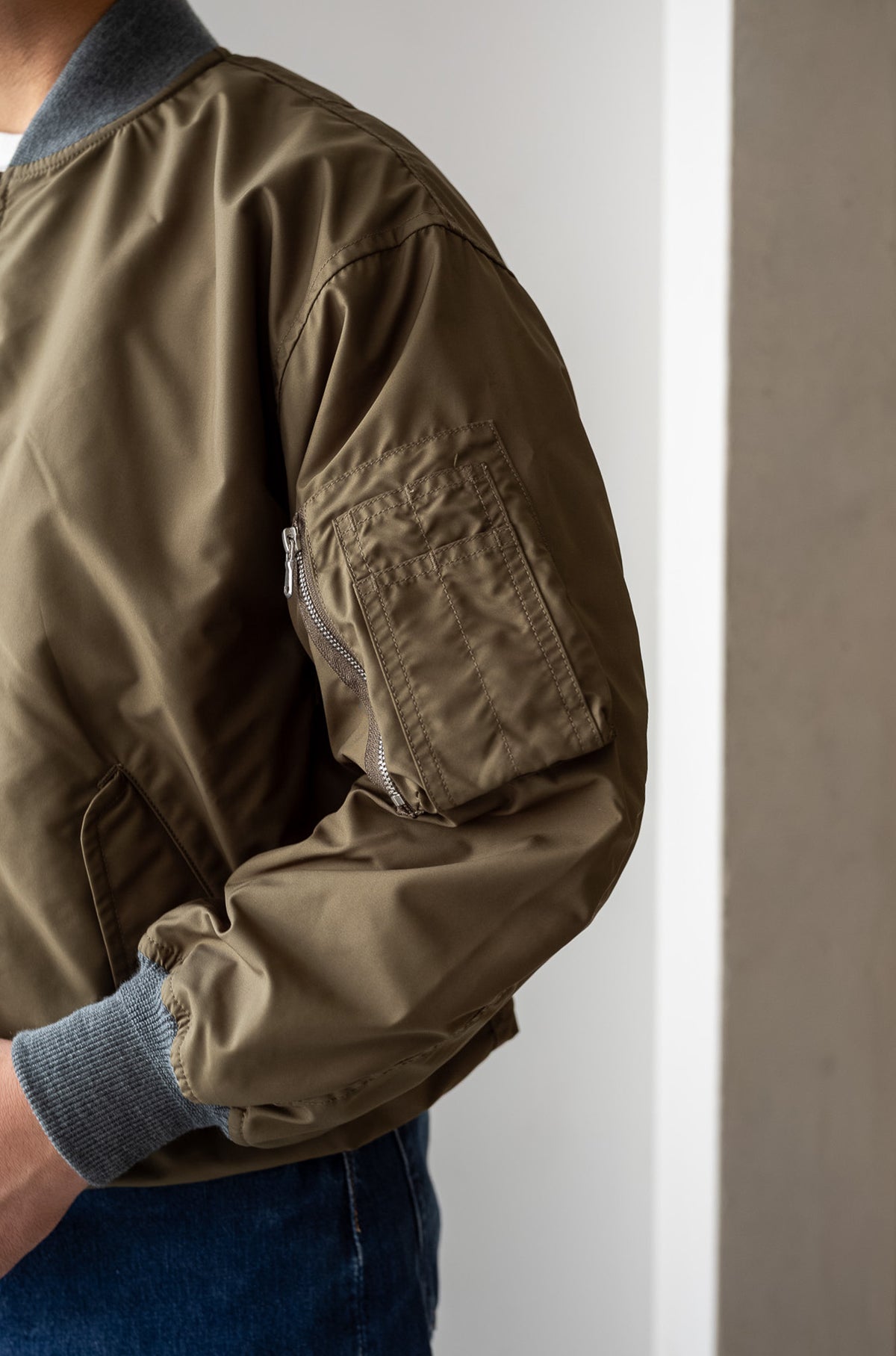 Flight Jacket 〈KHAKI〉