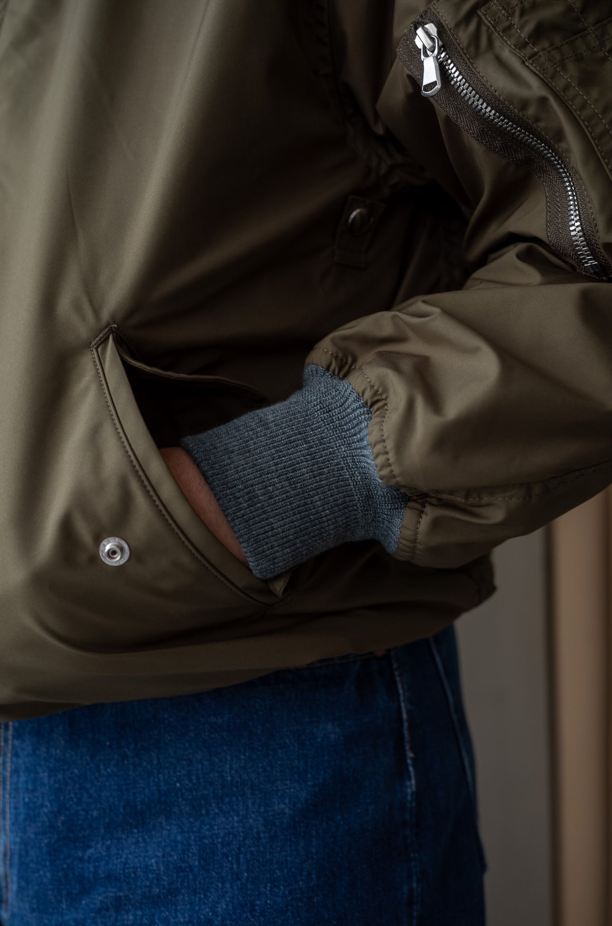 Flight Jacket 〈KHAKI〉