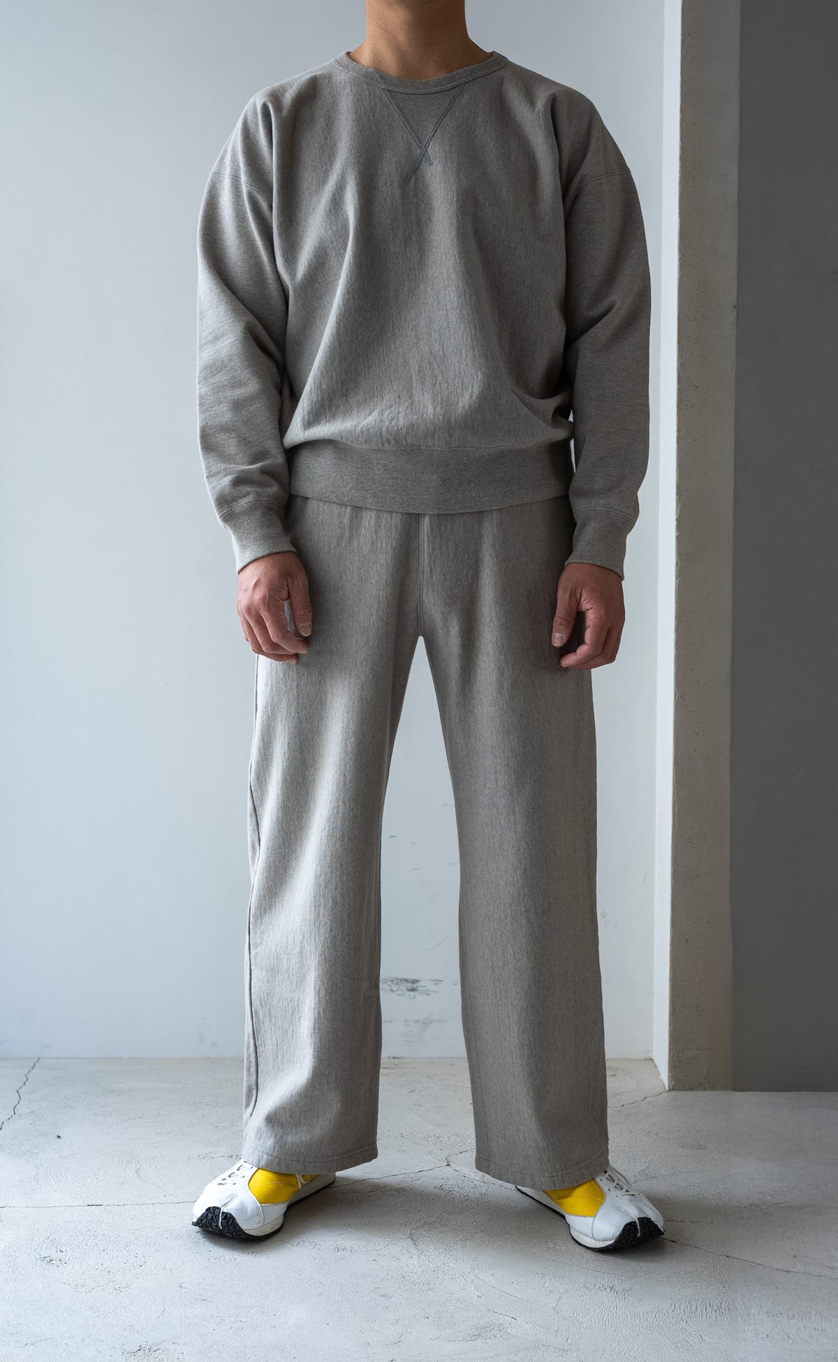 Essential Sweat Wide Pants 〈DIRTY L/GRAY〉