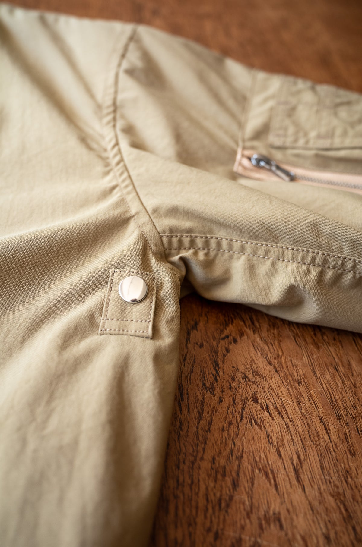 Shrunken Nylon Flight Jacket 〈MARON〉