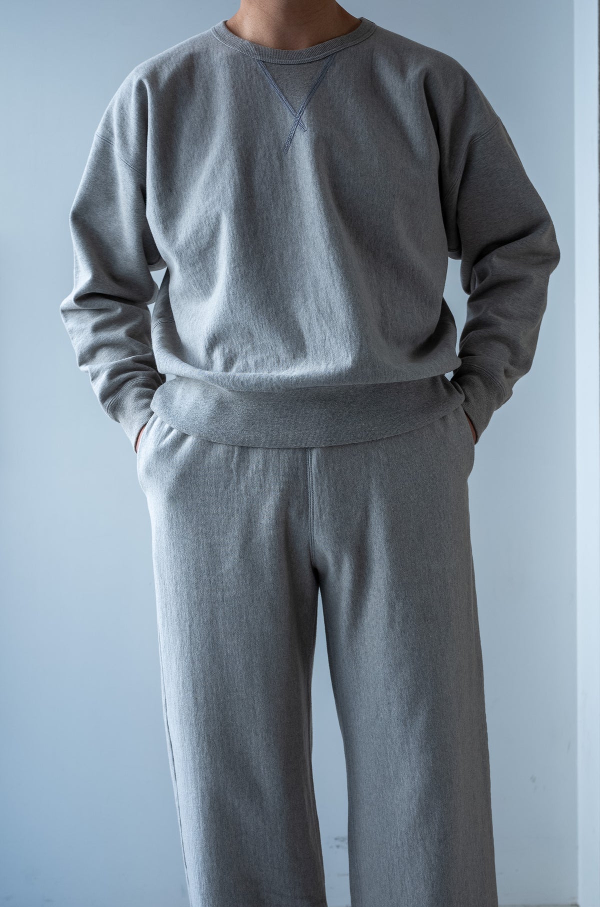 Essential Sweat Wide Pants 〈DIRTY L/GRAY〉