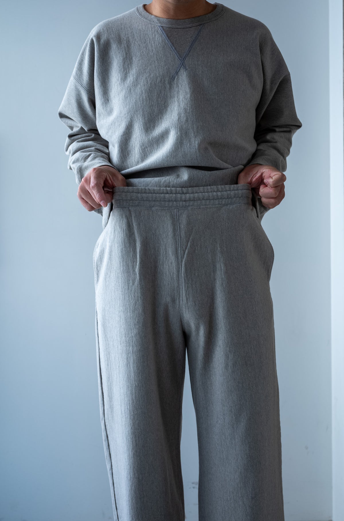 Essential Sweat Wide Pants 〈DIRTY L/GRAY〉