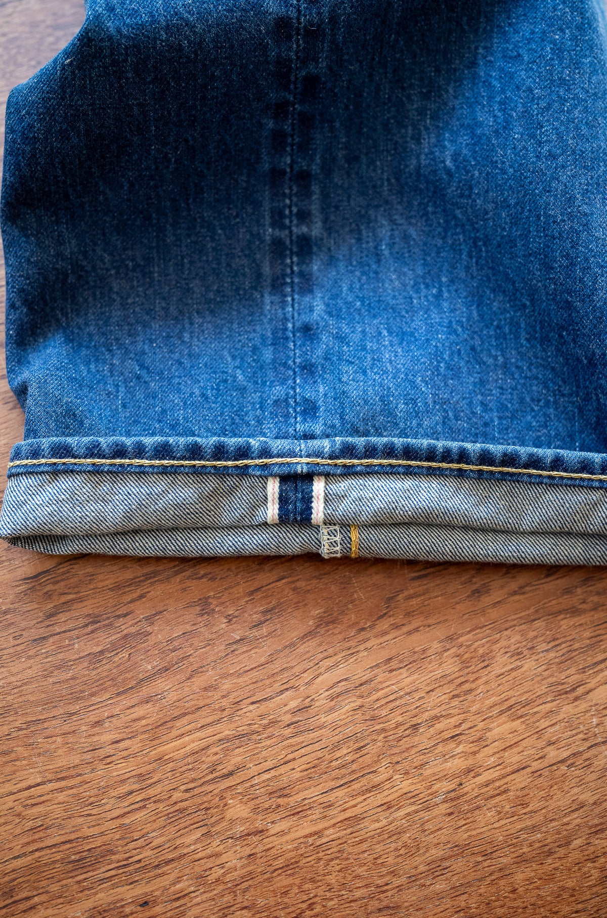 Denim Straight Trousers - VINTAGE WASH 〈DUSK INDIGO〉