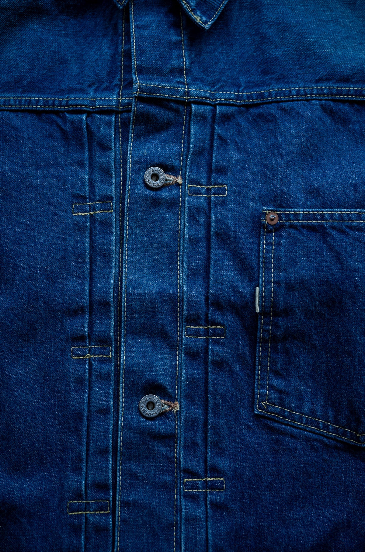 WWⅡ T-Back Jacket - VINTAGE WASH 〈DUSK INDIGO〉