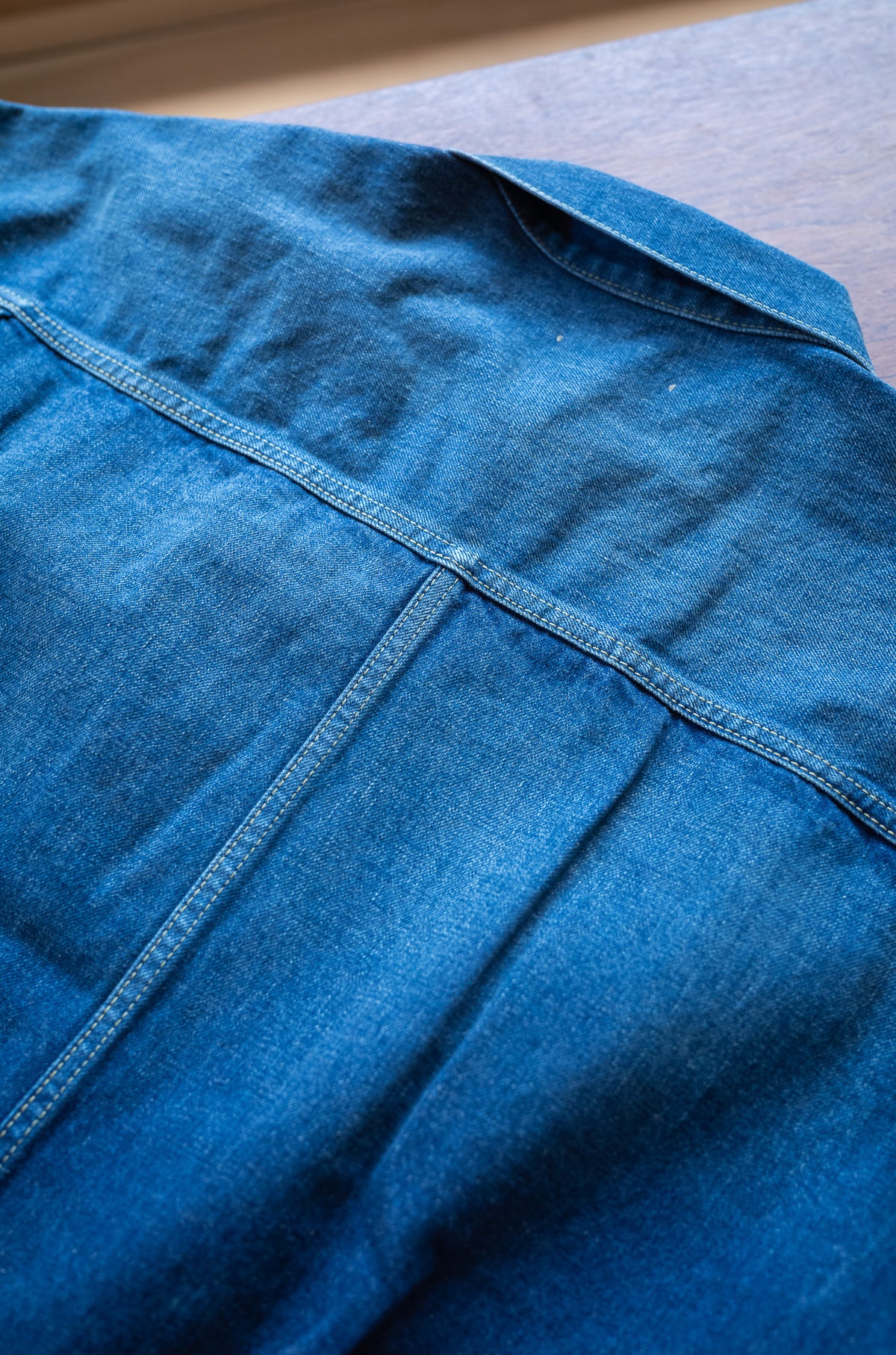 WWⅡ T-Back Jacket - VINTAGE WASH 〈DUSK INDIGO〉