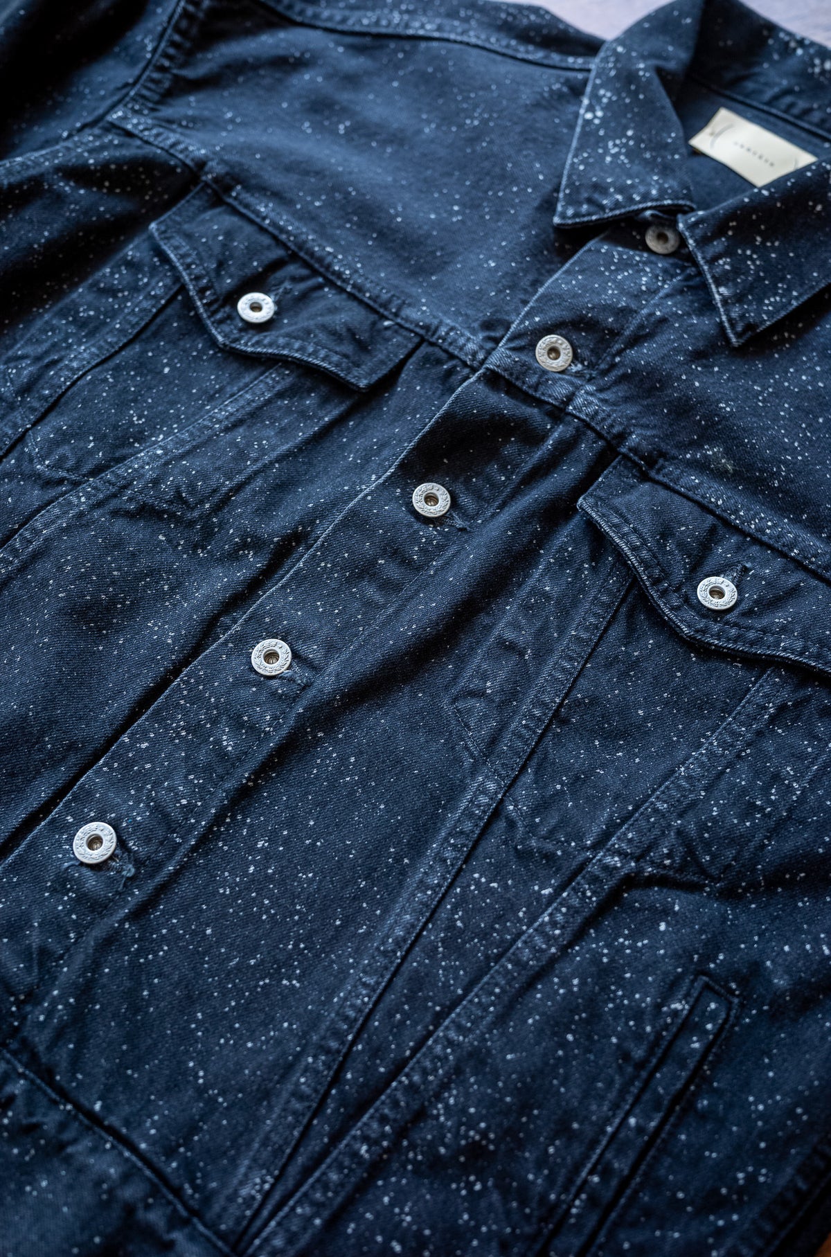 Big Trucker Jacket - GALACTIC WASH 〈GALACTIC BLACK〉