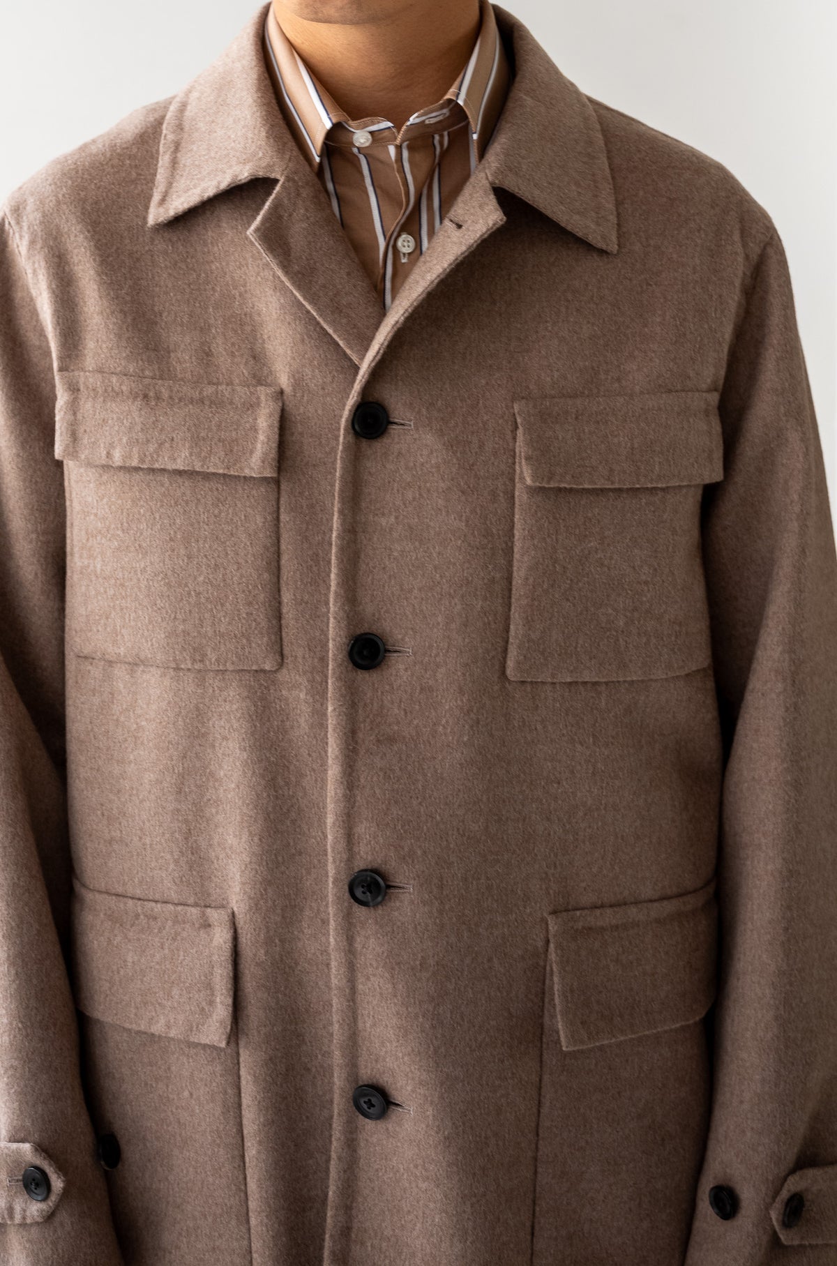 Hand Rever French Blouson〔ECRU〕