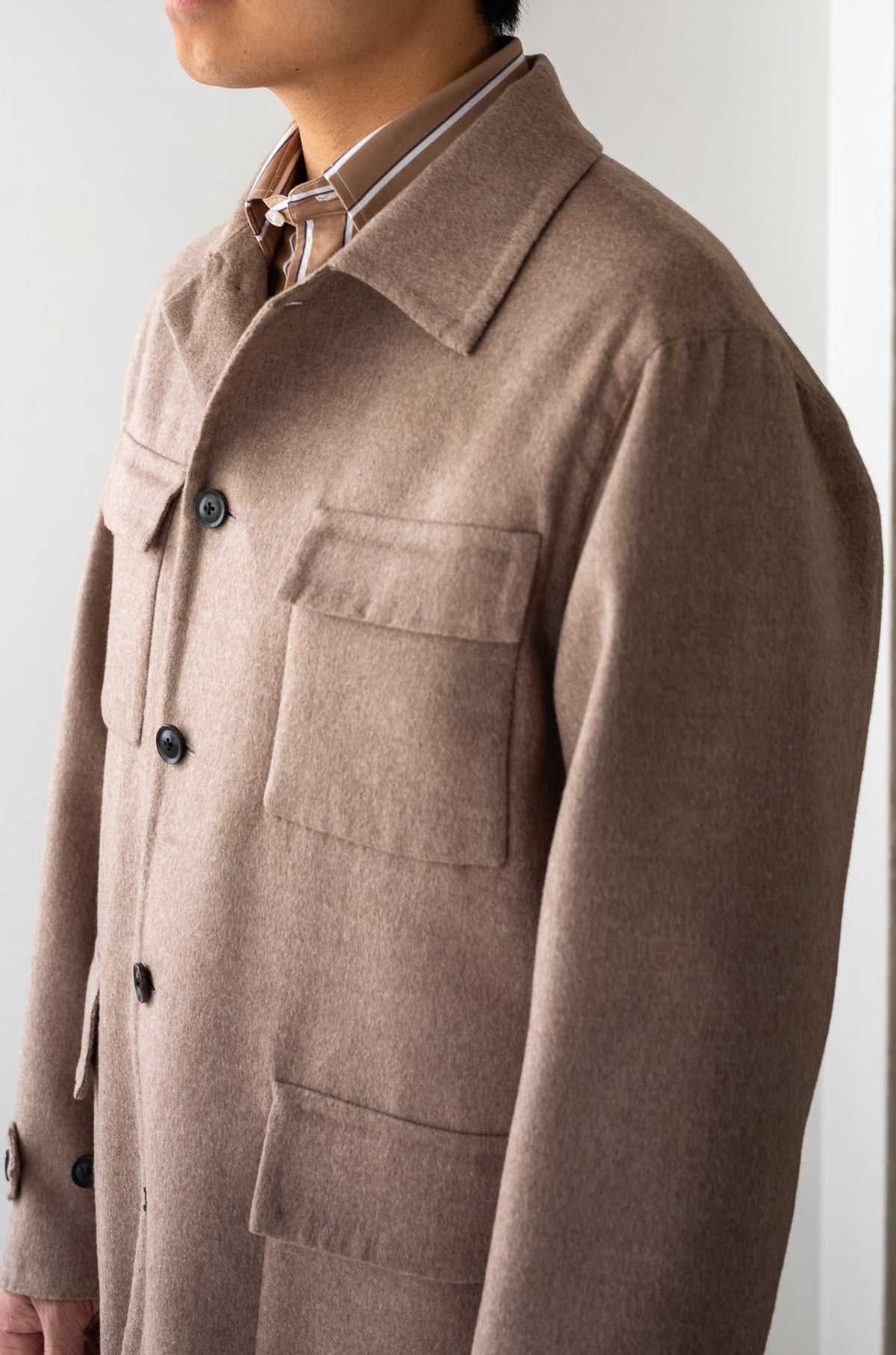 Hand Rever French Blouson〔ECRU〕