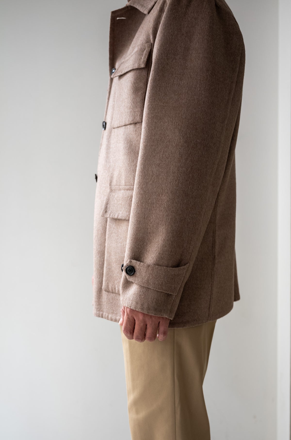 Hand Rever French Blouson〔ECRU〕
