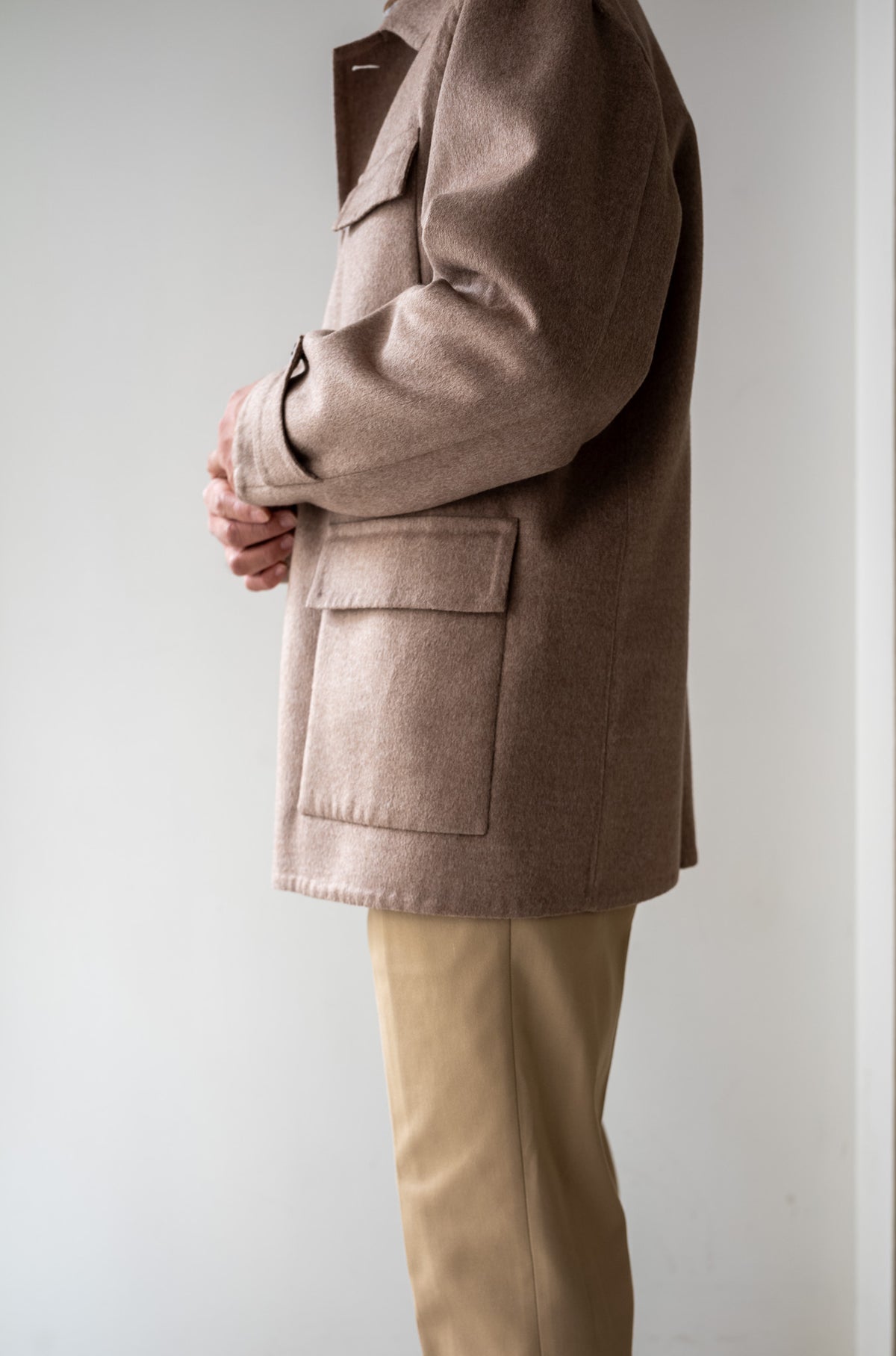 Hand Rever French Blouson〔ECRU〕