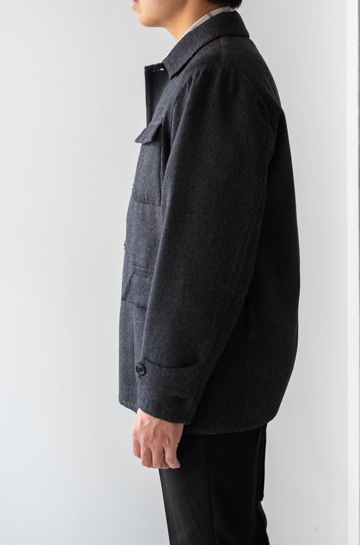 Hand Rever French Blouson 〔C/GRAY〕