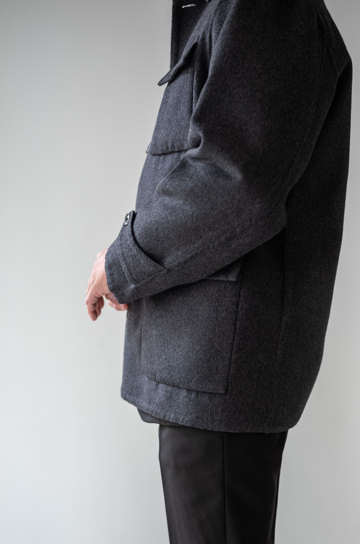 Hand Rever French Blouson 〔C/GRAY〕