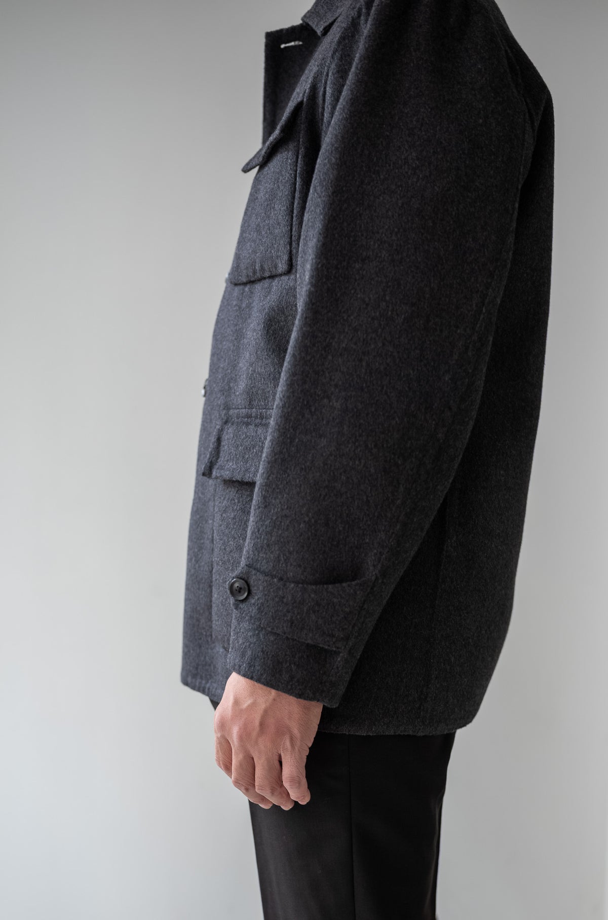 Hand Rever French Blouson 〔C/GRAY〕
