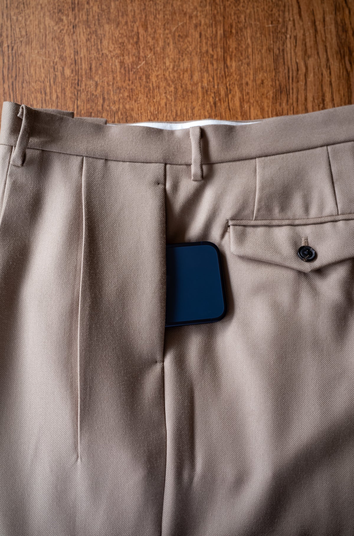 Fine Garbadine French Trousers 〈MARON〉