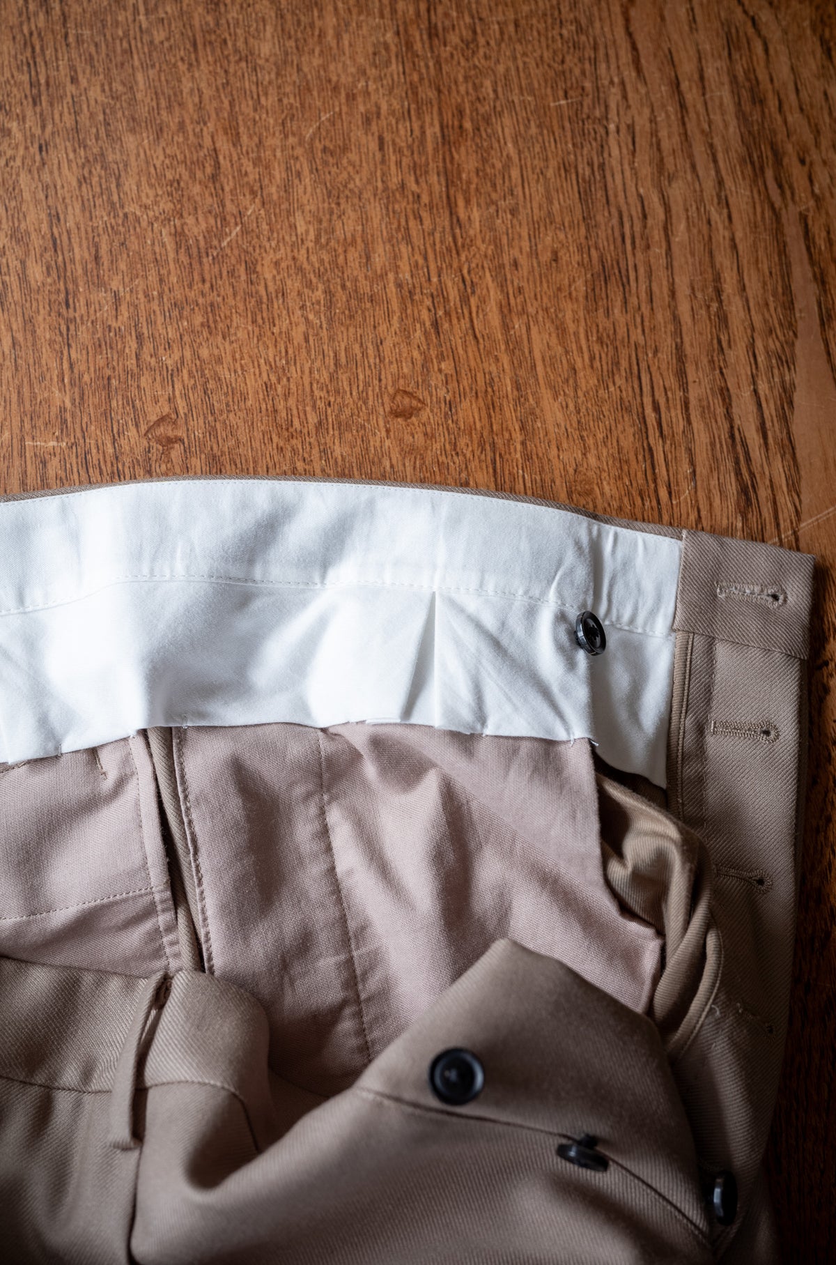 Fine Garbadine French Trousers 〈MARON〉