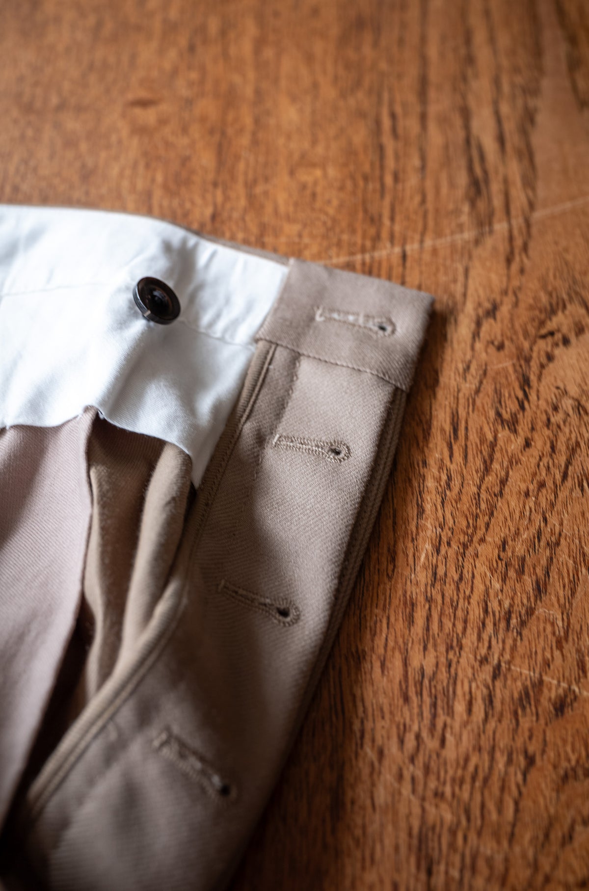 Fine Garbadine French Trousers 〈MARON〉