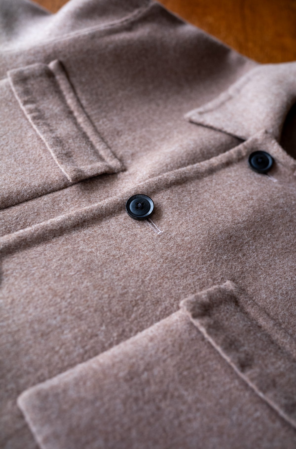 Hand Rever French Blouson〔ECRU〕