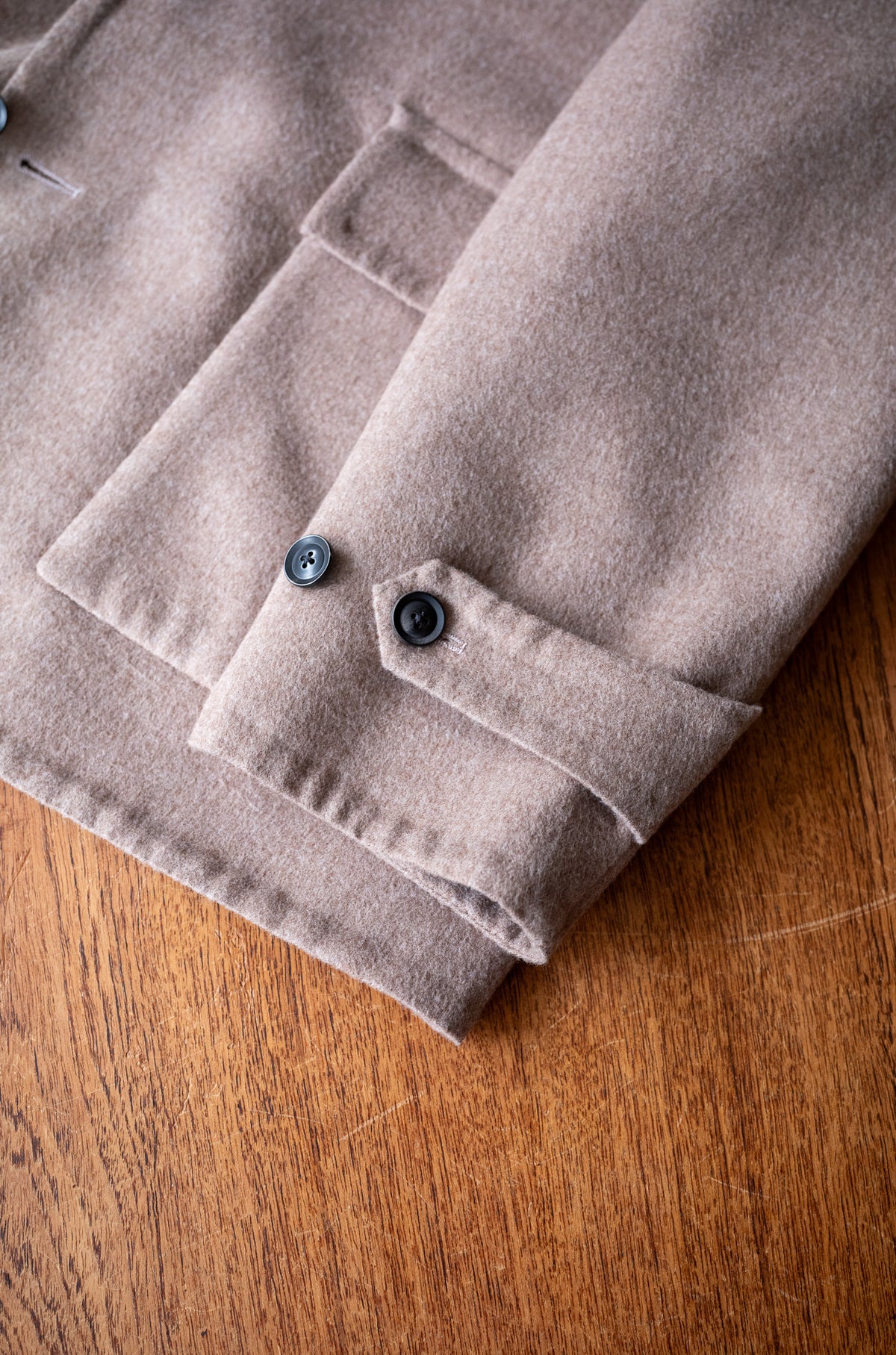 Hand Rever French Blouson〔ECRU〕
