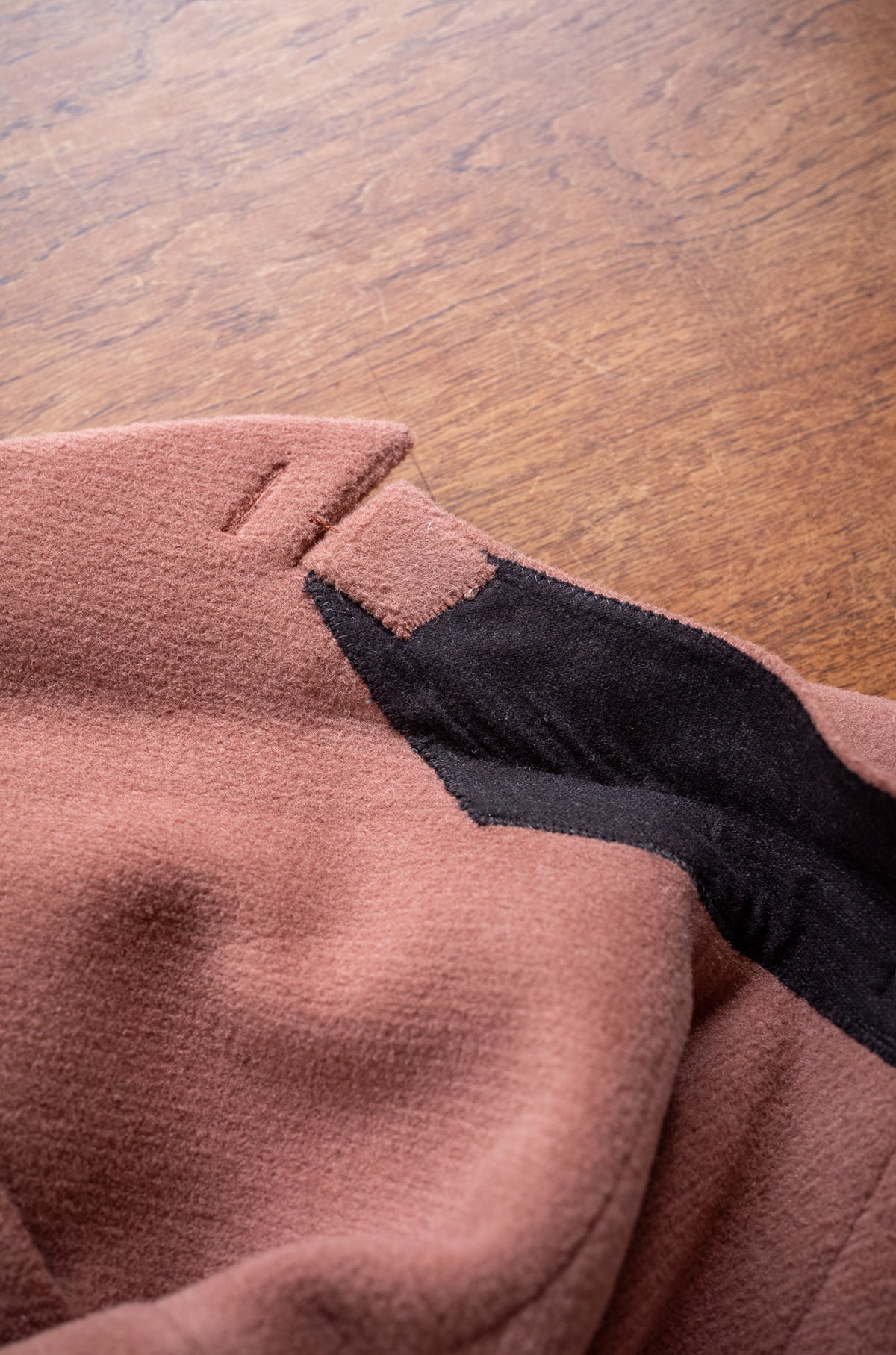 Pile Double Half Coat 〈OLD ROSE〉