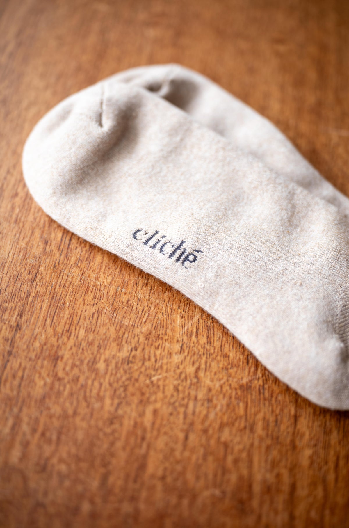 RIB SOCKS 〔TOP BEIGE〕