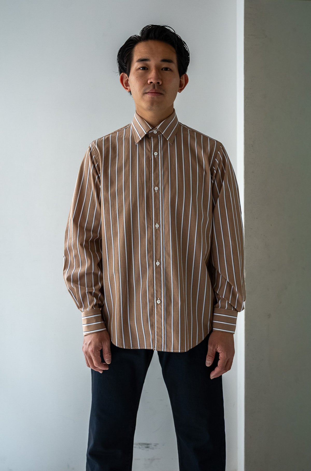 The Shirt 〈BROWN STRIPE〉