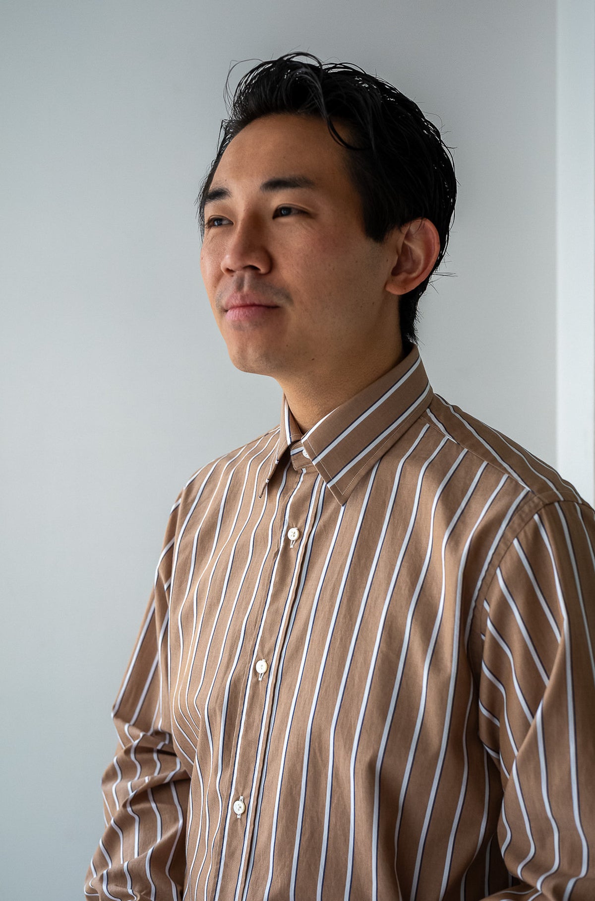 The Shirt 〈BROWN STRIPE〉
