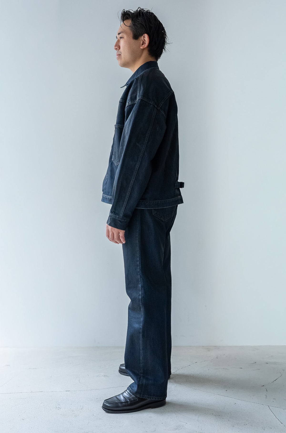 WWⅡ T-Back Jacket 〈WAXED INDIGO〉