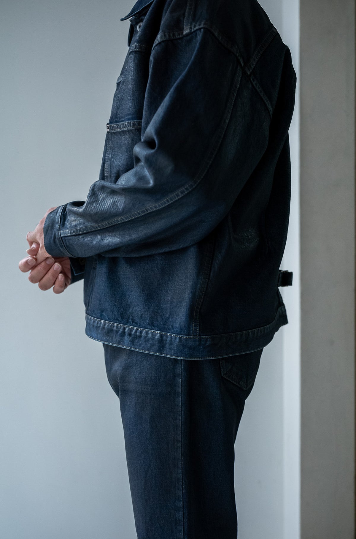 WWⅡ T-Back Jacket 〈WAXED INDIGO〉