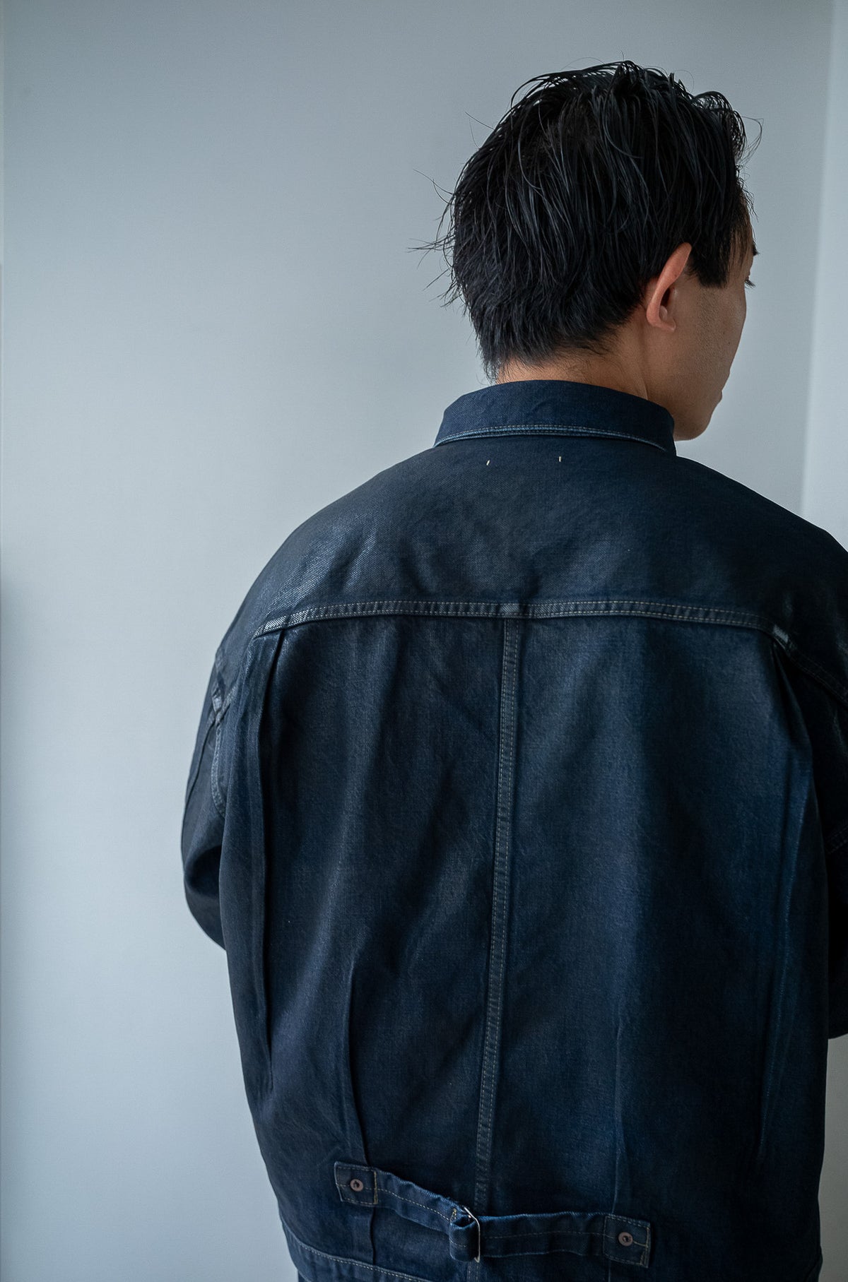 WWⅡ T-Back Jacket 〈WAXED INDIGO〉