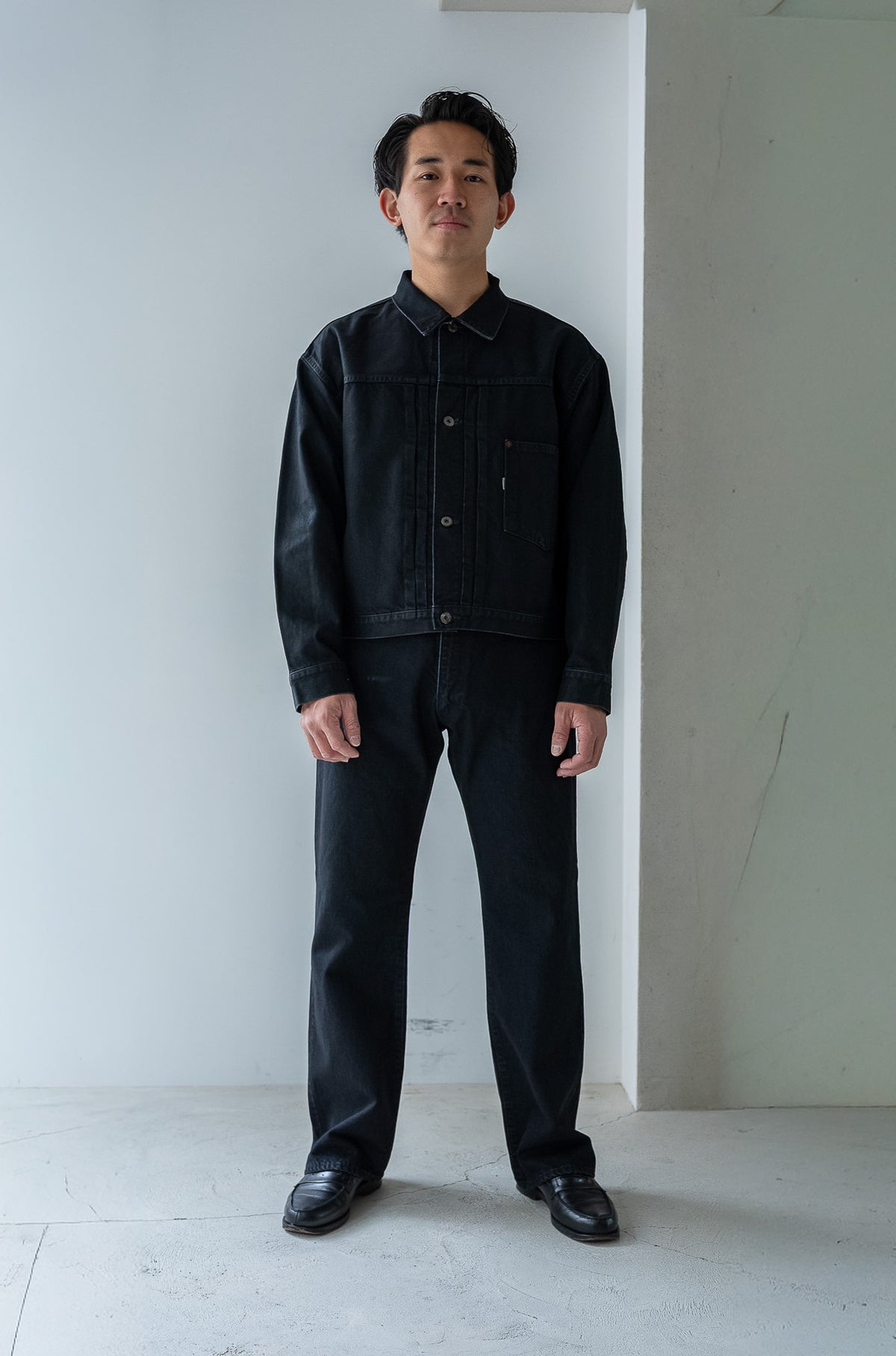 WWⅡ T-Back Jacket 〈WAXED BLACK〉