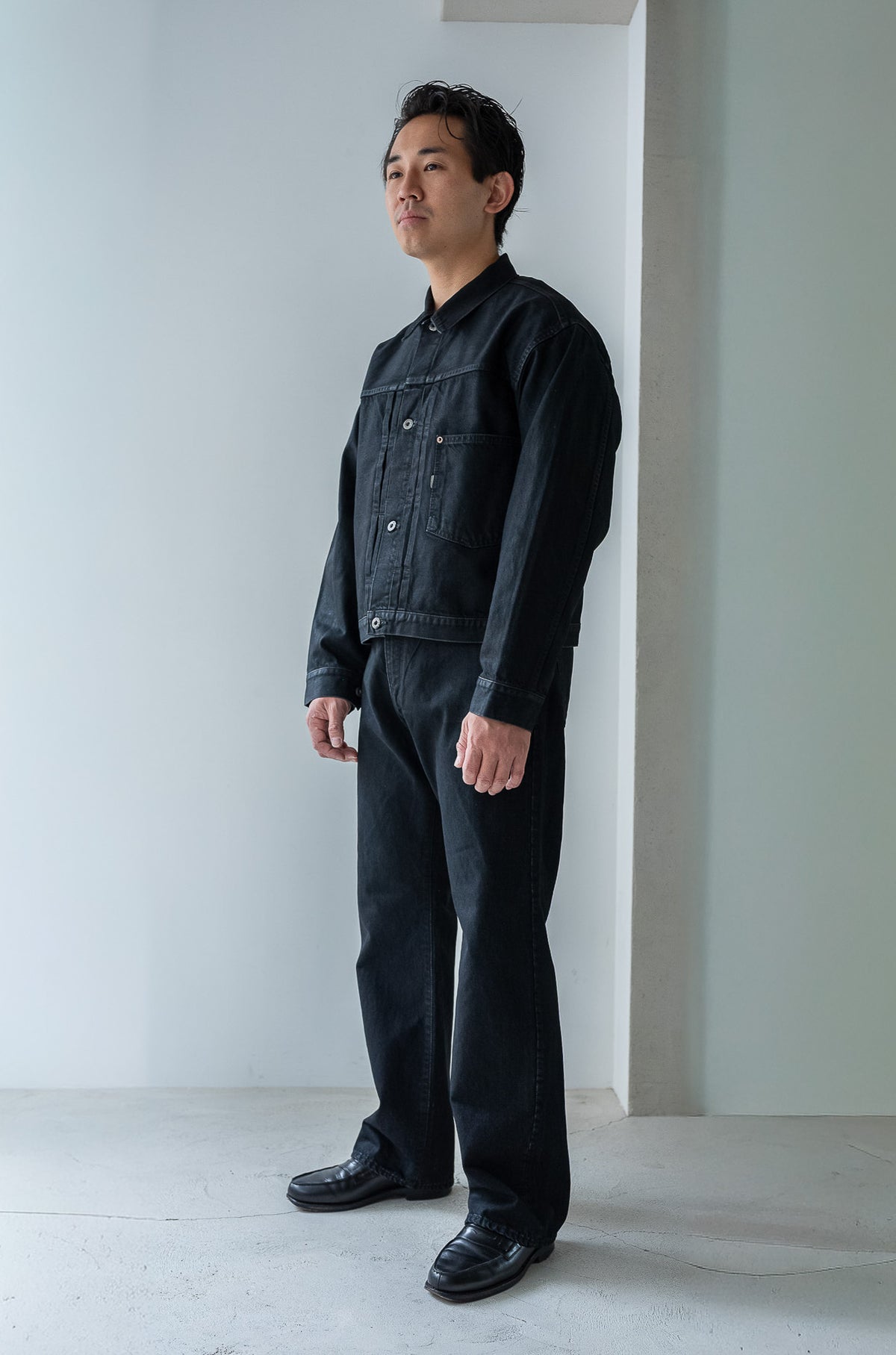 WWⅡ T-Back Jacket 〈WAXED BLACK〉