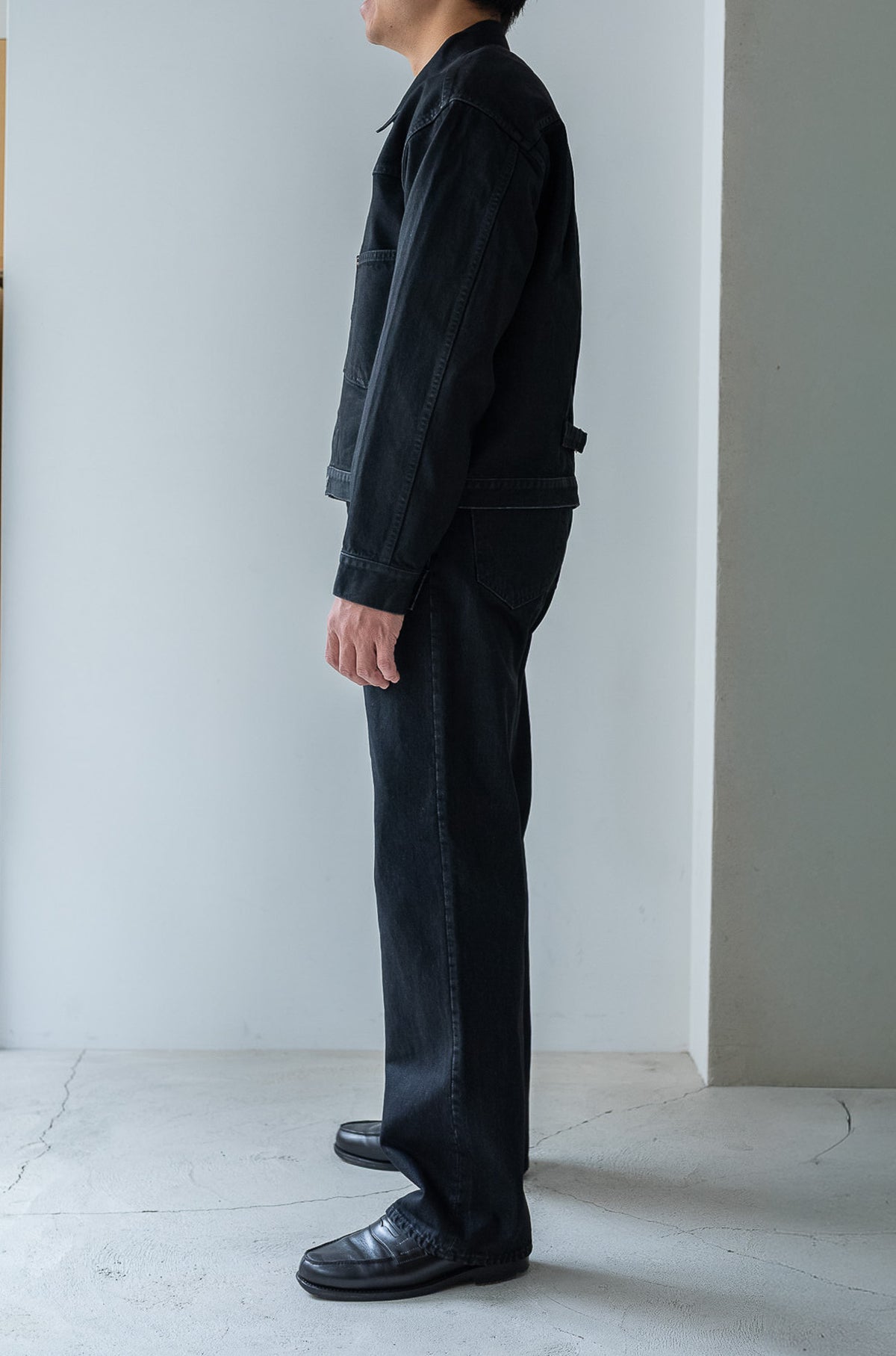 WWⅡ T-Back Jacket 〈WAXED BLACK〉