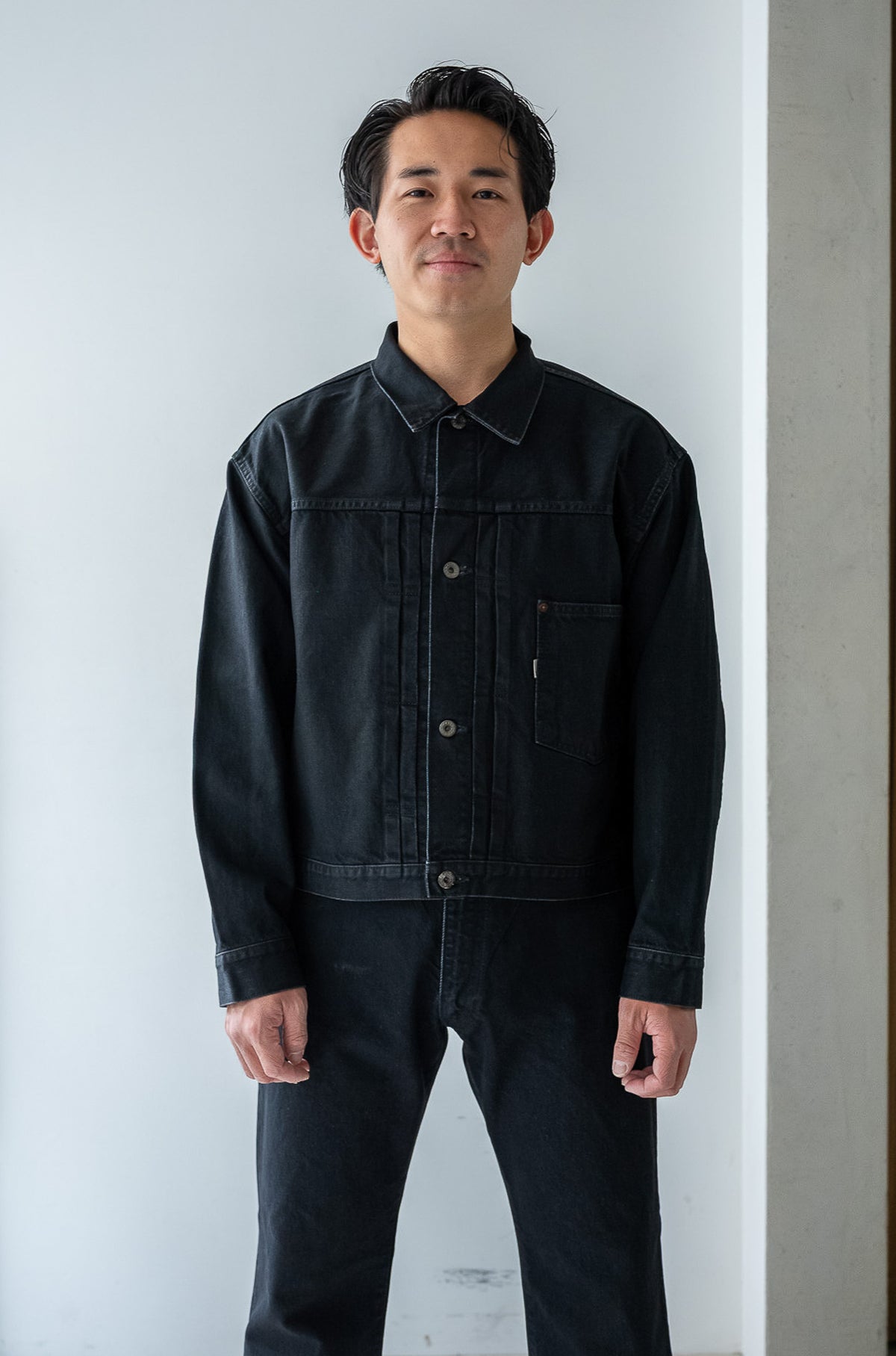 WWⅡ T-Back Jacket 〈WAXED BLACK〉