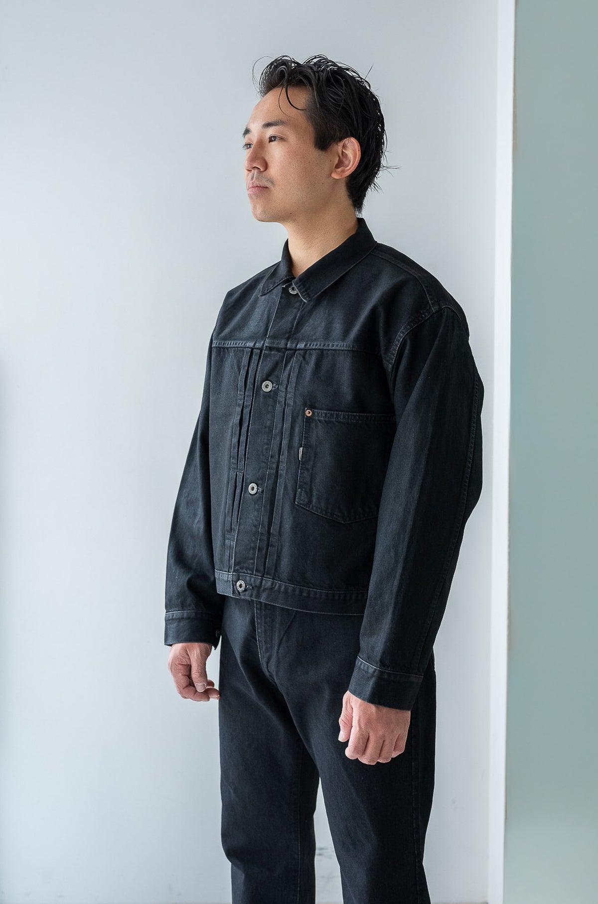 WWⅡ T-Back Jacket 〈WAXED BLACK〉