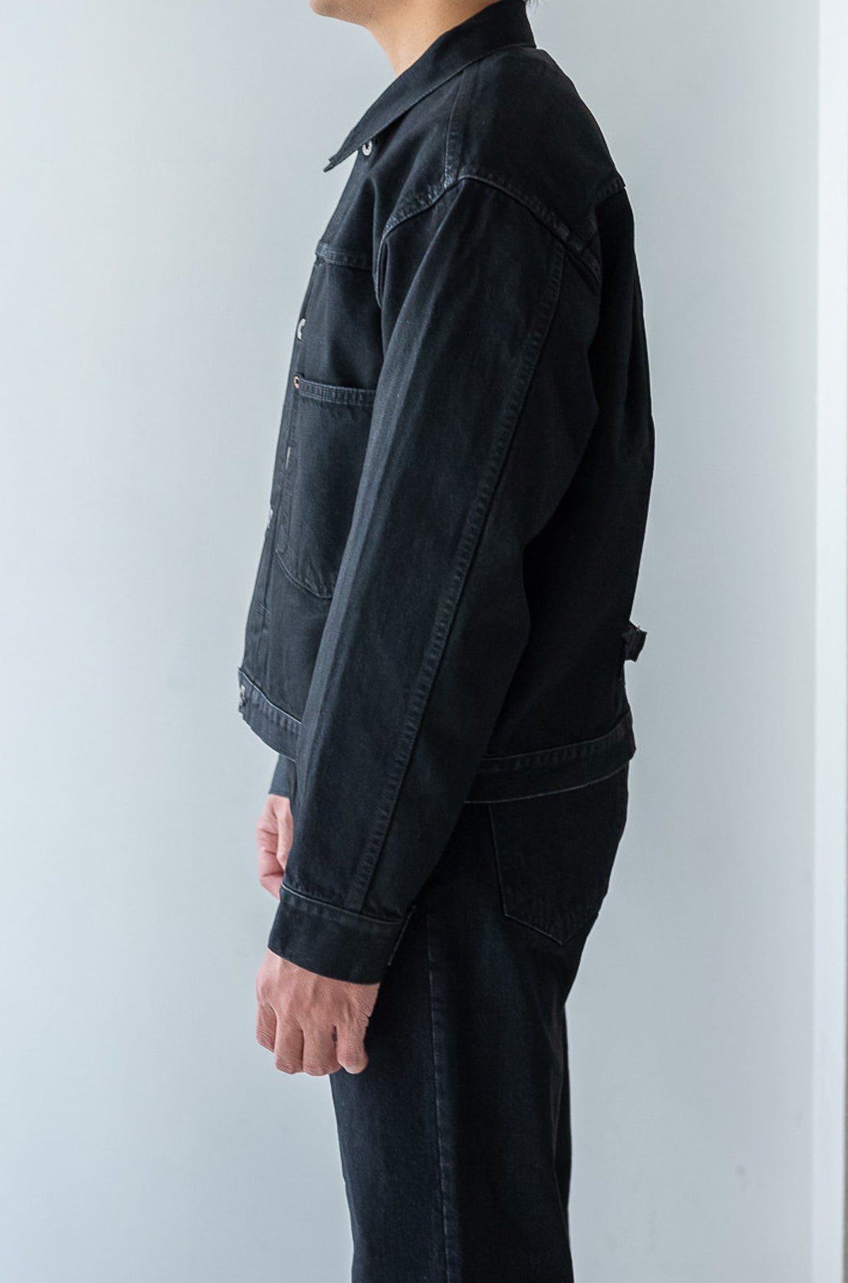 WWⅡ T-Back Jacket 〈WAXED BLACK〉