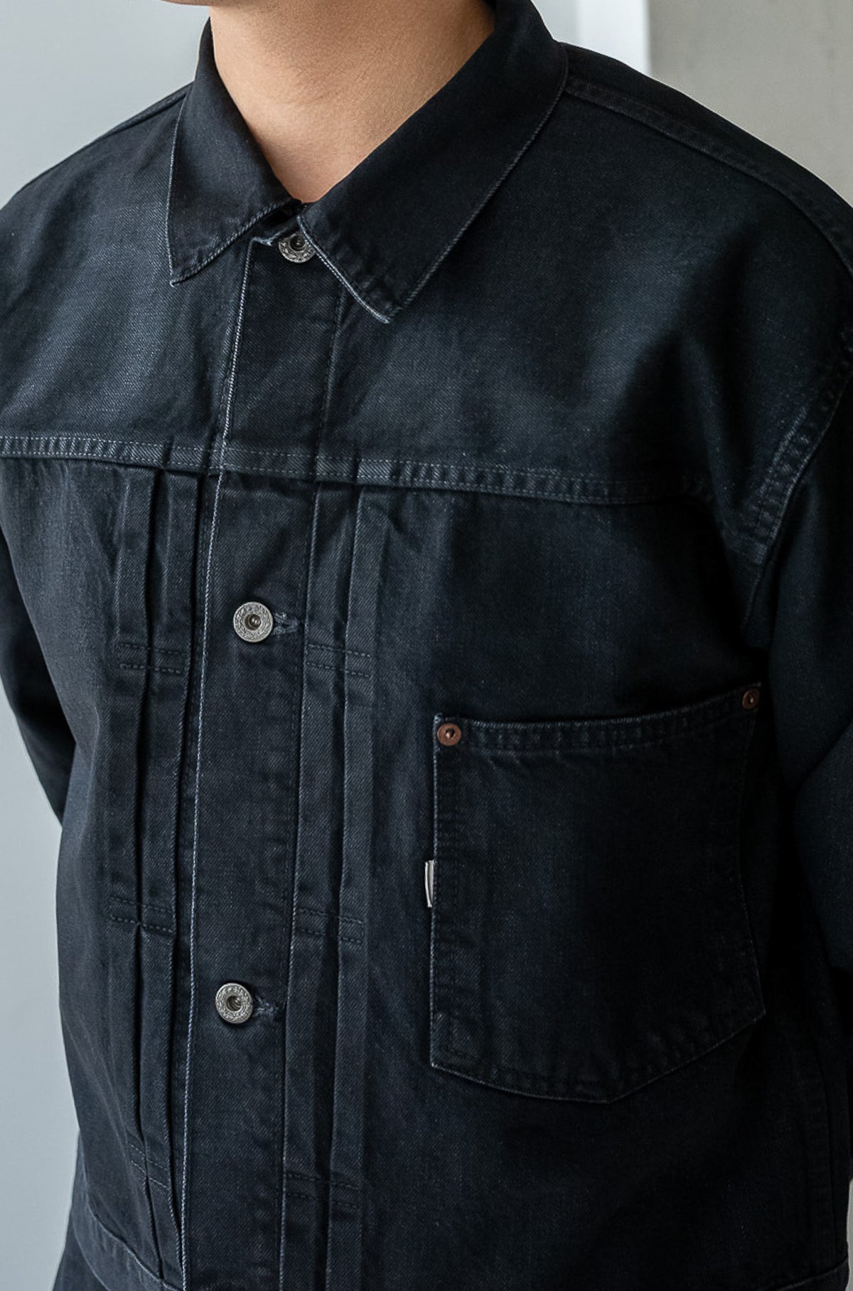 WWⅡ T-Back Jacket 〈WAXED BLACK〉