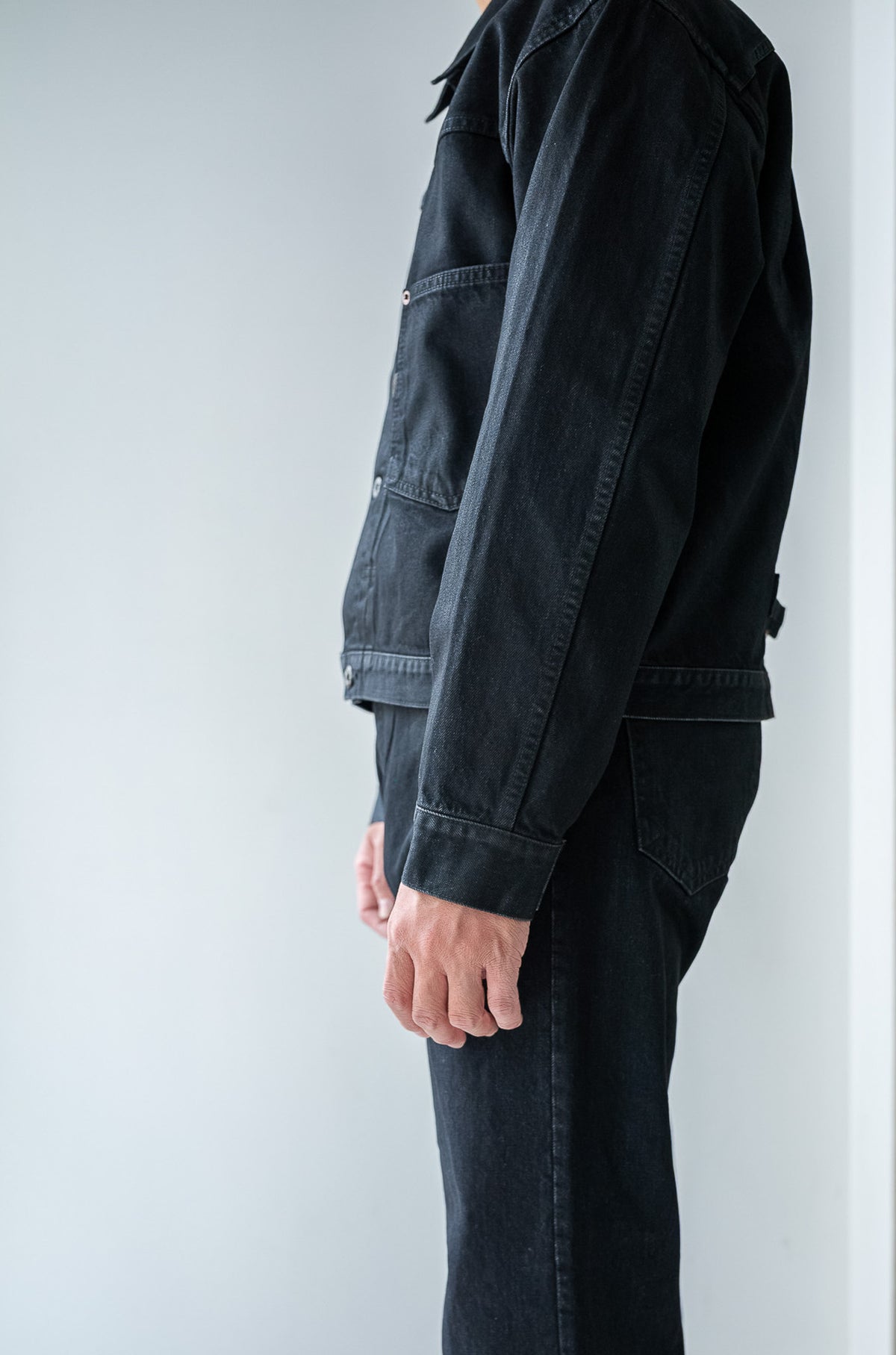 WWⅡ T-Back Jacket 〈WAXED BLACK〉