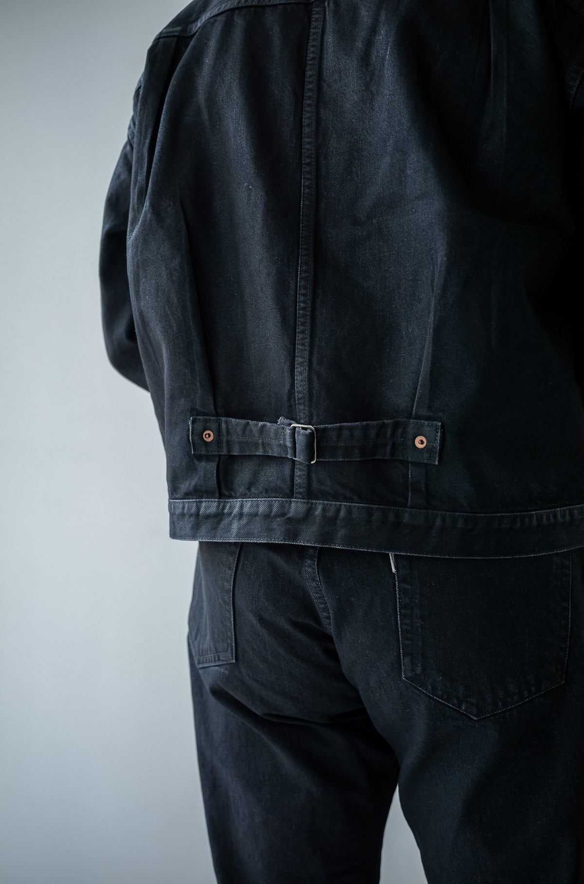 WWⅡ T-Back Jacket 〈WAXED BLACK〉