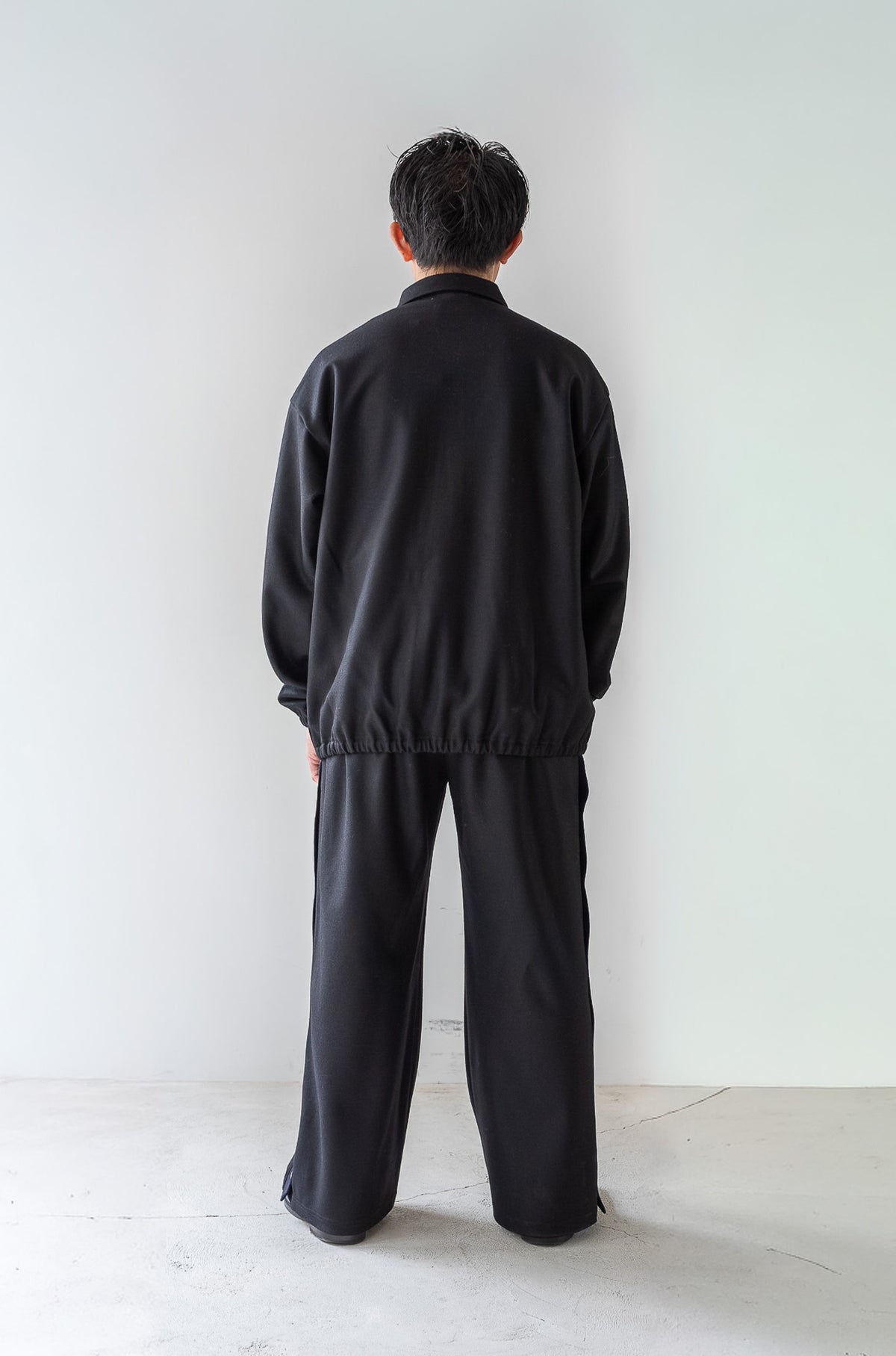 Wool Zip Blouson 〈NOIR〉