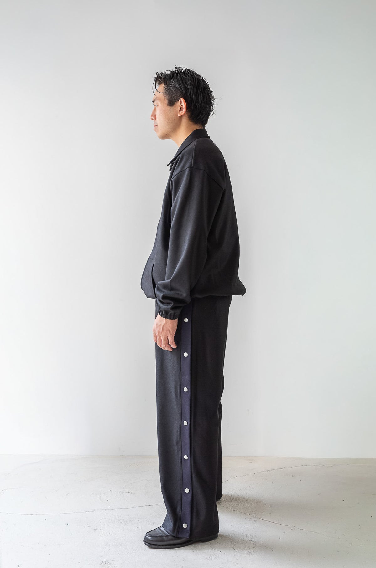 Wool Zip Blouson 〈NOIR〉