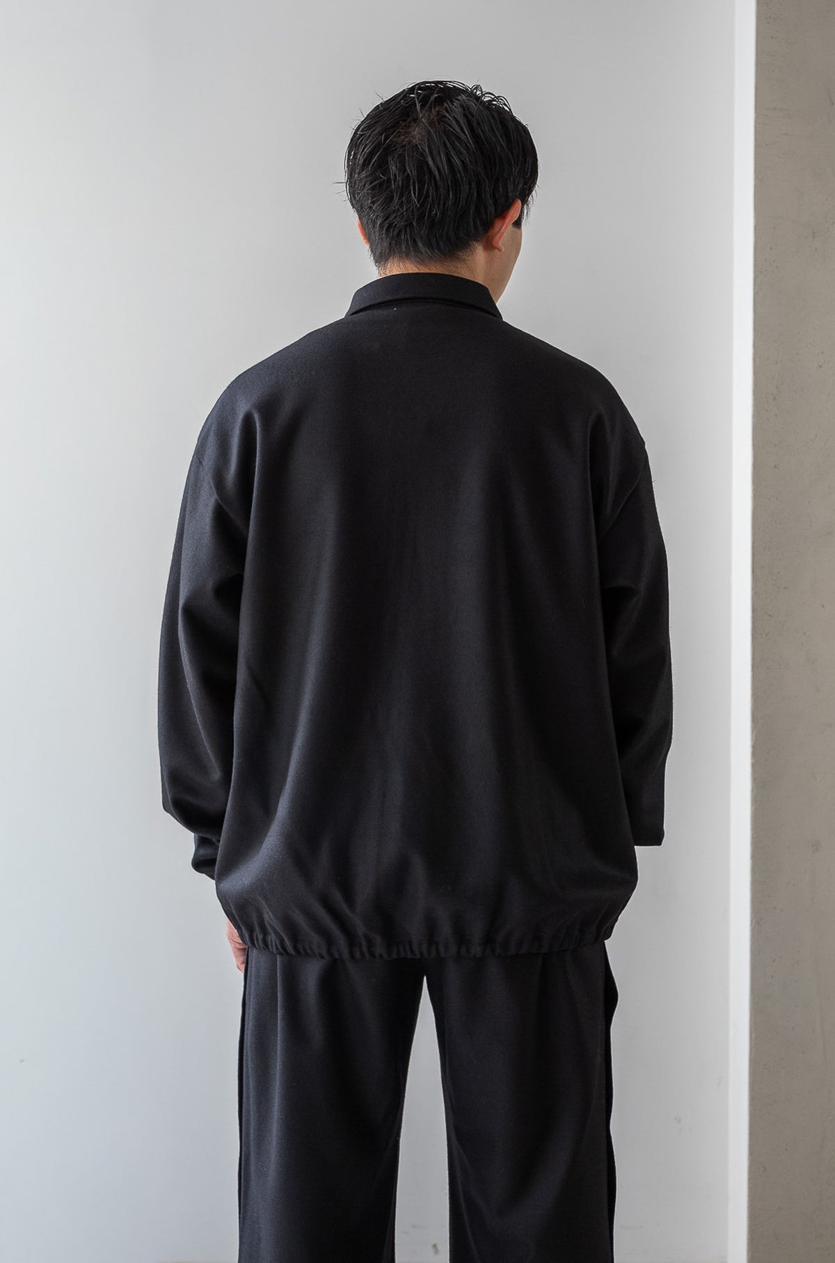 Wool Zip Blouson 〈NOIR〉