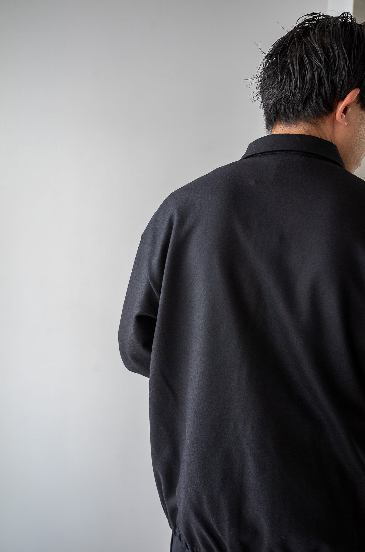 Wool Zip Blouson 〈NOIR〉