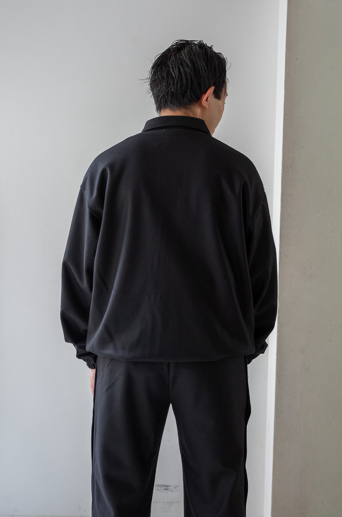 Wool Zip Blouson 〈NOIR〉