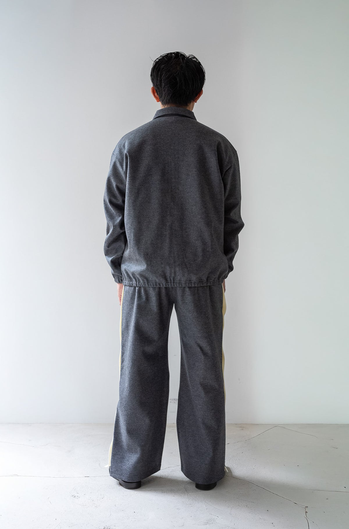 Wool Zip Blouson 〈GRAY〉