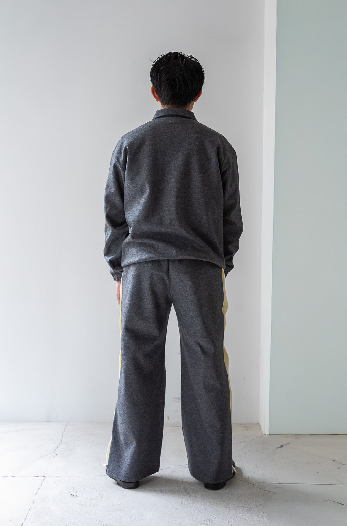 Wool Zip Blouson 〈GRAY〉