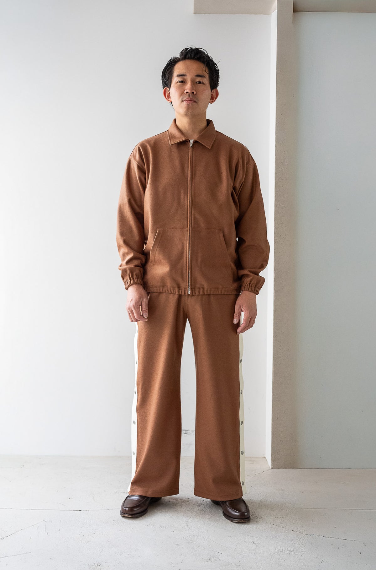 Wool Zip Blouson 〈FAUVE〉