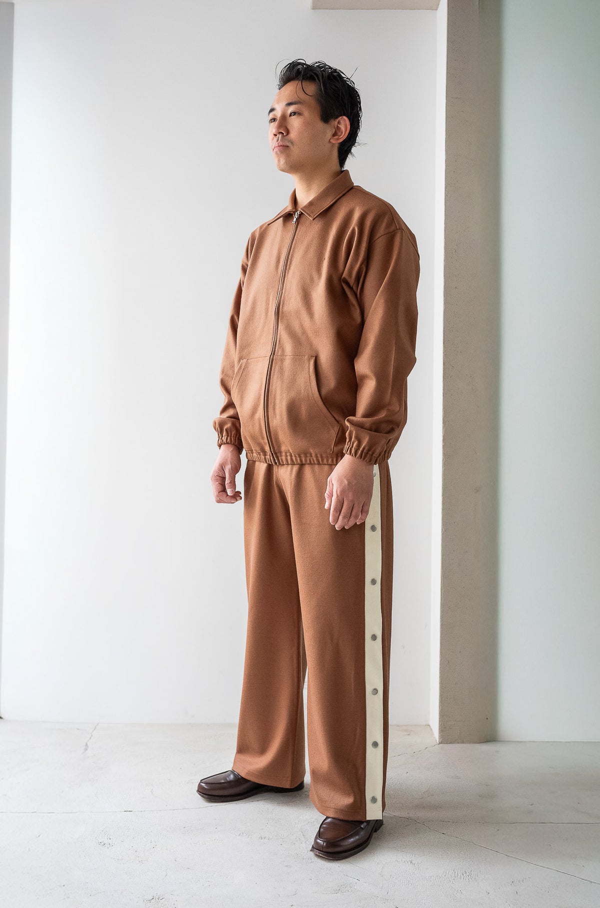 Wool Zip Blouson 〈FAUVE〉