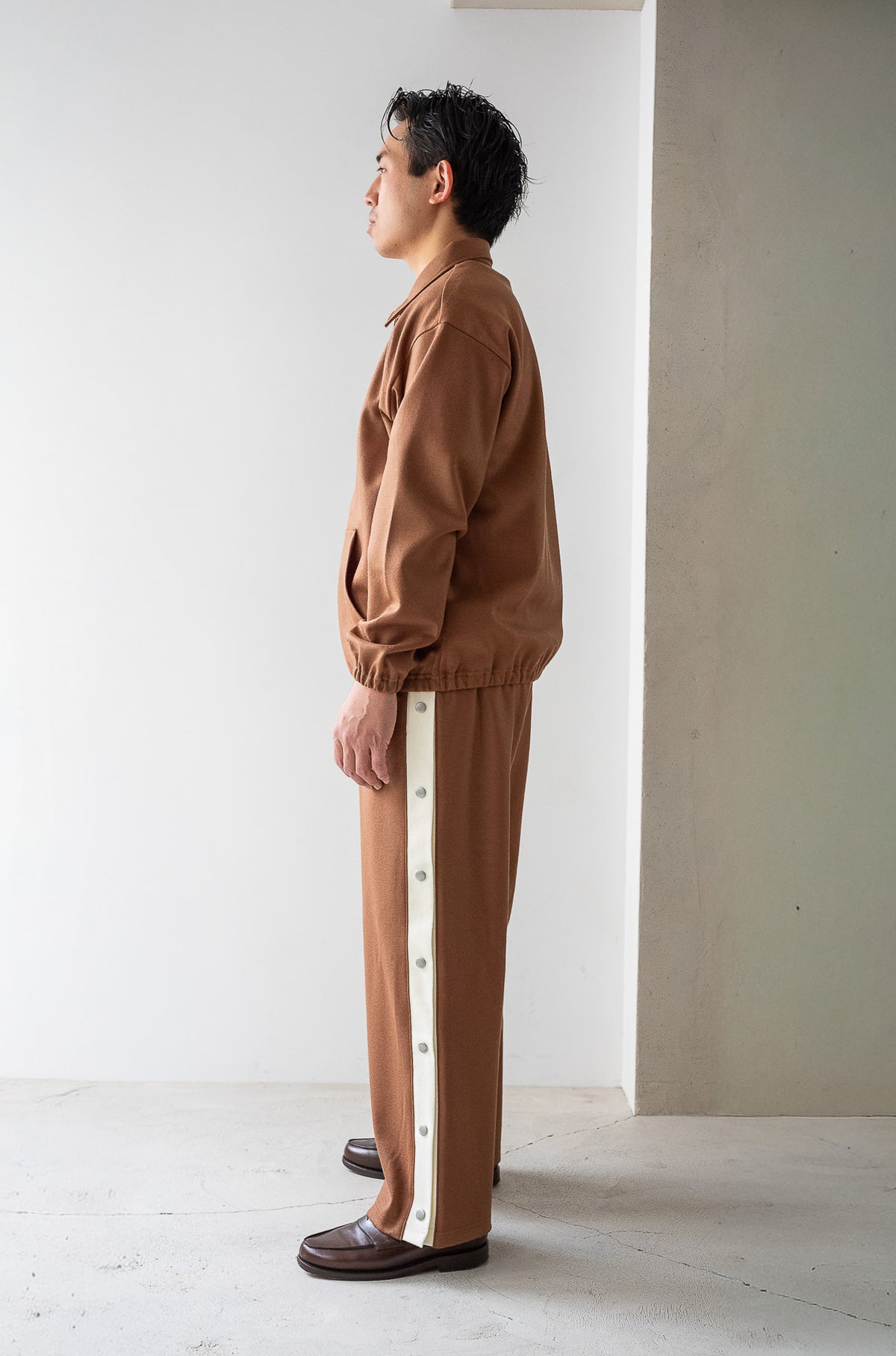 Wool Zip Blouson 〈FAUVE〉
